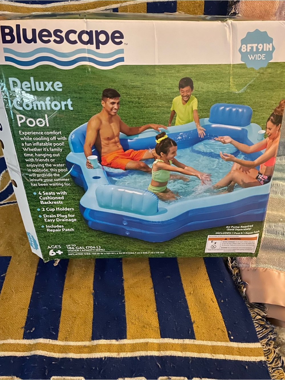 Deluxe Comfort Pool - Blue